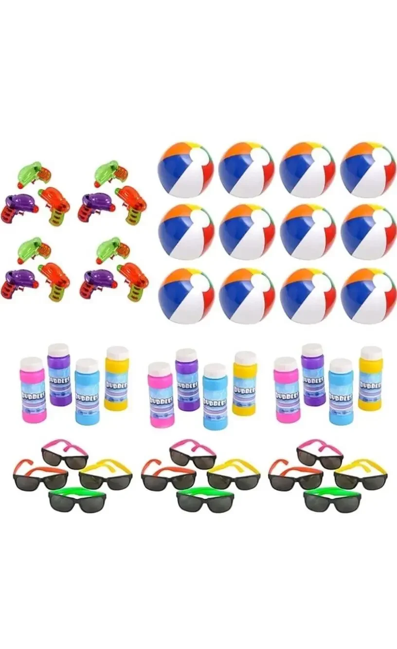 48 Pack Summer Party Favors for Kids - Pool Party Decorations for Kids Birthday,